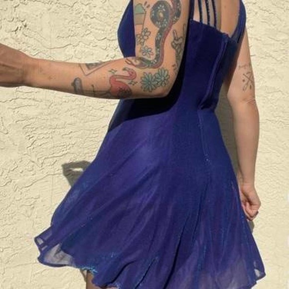 All that Jazz Purple Midi Dress - Picture 5 of 6